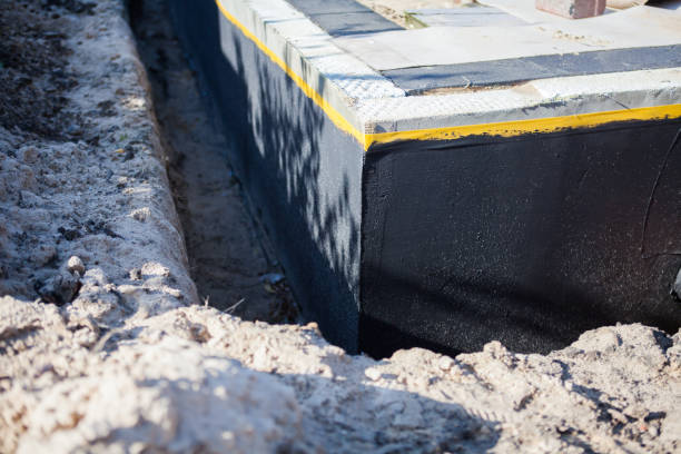 Residential Vapor Barrier Installation installation at a Brockport, NY home by SJ Waterproofing Pros